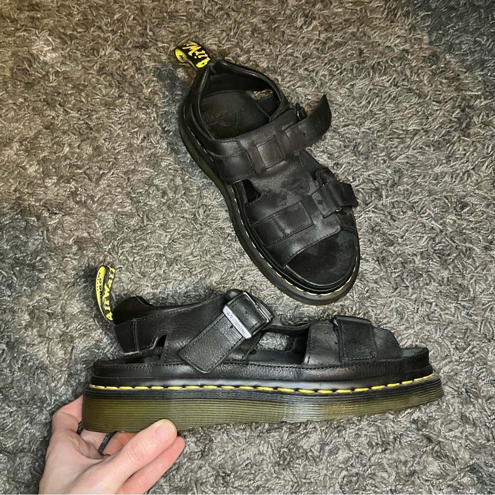 Dr. Martens Black Sandals